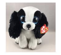 Peluche TY - Beanie Boo's Small Sissy le chien - Multicolore - Intérieur - Mixte - 3 ans blanc TU