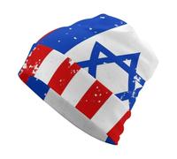 Beanie Knit Drapeau Américain D'Israël Doux Knit Cap Classique Bonnet Beanie pour Hiver Ski Sport