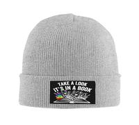 Beanie pour Homme Regarde, C'est dans Un Livre Épais Bonnets en Tricot Respirant Casquette Tricoté pour Cyclisme Ski Femme