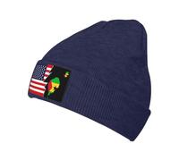 Beanie Skull Cap Carte du Relief De Sao Tomé-Et-Principe Et Amérique Bonnet en Tricot Coupe-Vent Fine Tricot Chapeau pour Protéger La Coiffure Les Jours Froids pour Homme Et Femme