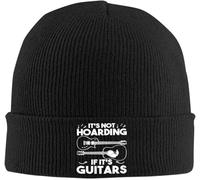 Beanie Skull Cap Ce n'est Pas De La Thésaurisation Si C'est Une Guitare Bonnet Tricoté Extensible Bonnet en Tricot Chaud Bonnets pour Le Sport Protéger La Coiffure pour Homme Et Femme