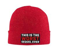 Beanie Skull Cap C'est La Pire Suite De Tous Les Temps Bonnet en Tricot Doux Bonnet Tricoté Coupe-Vent Bonnets pour Les Jours Froids Le Sport Protéger La Coiffure