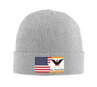 Beanie Skull Cap Drapeau De San Francisco Et De L'Amérique Beanie Chaud Bonnet Tricoté Extensible Bonnets pour Protéger La Coiffure Les Jours Froids