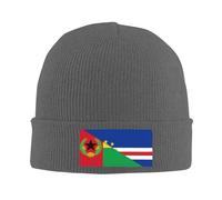 Beanie Skull Cap Drapeau du Cap-Vert Bonnet Tricoté Doux Beanie Coupe-Vent Bonnet en Tricot pour L'Extérieur Le Sport pour Homme Et Femme