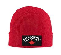 Beanie Skull Cap Faites Disparaître L'Amérique. Le Canada n'est Pas À Vendre. Bonnet Tricoté Coupe-Vent Bonnet en Tricot Confortable Bonnets pour Le Sport Les Jours Froids pour Homme Et Femme