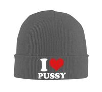 Beanie Skull Cap Funny-I-Love-Pussy-I-Love-Sex Bonnets Chaud Beanie Extensible Bonnet Tricoté pour Protéger La Coiffure L'Extérieur Le Sport