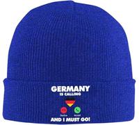 Beanie Skull Cap l'Allemagne m'appelle Et Je Dois Aller Menotter Bonnet Tricoté Coupe-Vent Beanie Doux Bonnet en Tricot pour Le Sport pour Homme Et Femme Les Jours Froids