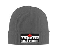 Beanie Skull Cap Le Canada n'est Pas À Vendre Bonnets Doux Fine Tricot Chapeau Coupe-Vent Bonnet en Tricot pour Les Jours Froids Le Sport pour Homme Et Femme