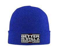 Beanie Skull Cap Mieux Vaut Toujours Une Déduction Bonnets Coupe-Vent Bonnet Tricoté Extensible Bonnet en Tricot pour Les Jours Froids Le Sport pour Homme Et Femme