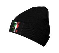 Beanie Skull Cap Mon Cœur, Mon Pays, Mon Italie Fine Tricot Chapeau Chaud Bonnet en Tricot Coupe-Vent Bonnets pour pour Homme Et Femme Le Sport Les Jours Froids