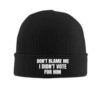 Beanie Skull Cap Ne Me Blâmez Pas, Je n'ai Pas Voté pour Bonnets Extensible Bonnet Tricoté Doux Bonnet en Tricot pour Les Jours Froids Le Sport pour Homme Et Femme