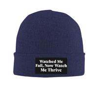 Beanie Skull Cap Tu M'As Vu Échouer, Maintenant Regarde-Moi Prospérer Bonnet Tricoté Doux Beanie Chaud Fine Tricot Chapeau pour pour Homme Et Femme Les Jours Froids L'Extérieur