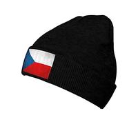 Beanie Tricoté Drapeau Rétro De La République Tchèque Bonnet en Tricot Chaud Fine Tricot Chapeau Doux Beanie pour Le Sport pour Homme Et Femme