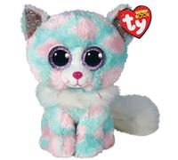 Ty Peluche Beanie Boo's Medium Opal le Chat 23 cm rose et bleu TY37288