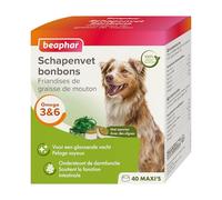 Beaphar 11273 Graisse de Mouton Bonbons Algues Maxi 245g, Blanc