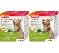 Beaphar 11273 Graisse de Mouton Bonbons Algues Maxi 245g, Blanc (Lot de 2)