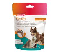 BEAPHAR - Bâtonnets Articulations Flexifit® pour Chiens - Contient vitamines, glucosamine et acides Gras Essentiels - Apporte Un Soutien aux articulations - Délicieux goût de Viande - Niveau 1- 175g
