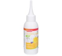 Beaphar - Lait nettoyant oreilles chien & chat - Éco-certifié, aloe vera & lavandin bio - 100 ml