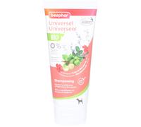 BEAPHAR - Shampoing Universel labellisé ECOCERT pour Tous Les pelages du Chien - Contient de l'Aloe Vera, de l'huile de Macadamia et des Fleurs d'hibiscus Bio - pH Neutre - 0% parabène - 200 ML