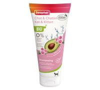 BEAPHAR - Shampoing Éco-certifié pour chat et chaton - Contient de l'Aloe Vera, de l'huile d'Avocat et de la Rose Bio - pH neutre - Sans parabène, sans silicone, sans colorant et sans alcool - 200 ML