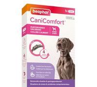 BEAPHAR - CANICOMFORT® - Collier calmant aux phéromones pour chien - Réduit le stress et les comportements non désirés sans dépendance ni somnolence - Prêt à l'emploi - 1 Collier 65 de cm