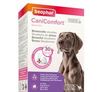 BEAPHAR - CANICOMFORT® - Diffuseur électrique de phéromones pour Chien - Réduit Le Stress et Les comportements Non désirés sans dépendance ni Somnolence - 1 Prise + 1 Recharge 48 ML