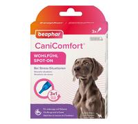 Beaphar Canicomfort Wohlfuehl Spot-On pour Chiens 3x 1 ML Contre Stress Ängste