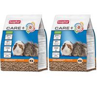 BEAPHAR - Care+ - Alimentation Super Premium extrudée pour Cochon d'Inde - Contient de la Vitamine C et 21% de Fibres - sans sucres ajoutés - 1.5kg,Lot de 2