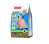 BEAPHAR - Care+ - Alimentation Super Premium extrudée pour Hamster - avec des protéines animales - Haute digestibilité & Valeur énergétique - Usure Naturelle des Dents - sans sucres ajoutés - 250g