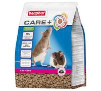 Beaphar - Care+ - Alimentation Super Premium extrudée pour Rat - Extrait de thé Vert - Proteines animales - Haute digestibilité - Participe à l’Usure Naturelle de Dents - sans sucres ajoutés - 1,5kg