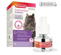 BEAPHAR - CATCOMFORT® EXCELLENCE - Recharge pour diffuseur électrique de phéromones pour chat - Réduit le stress et les comportements non désirés sans dépendance ni somnolence - Prêt à l'emploi - 48ml