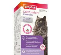 BEAPHAR - CATCOMFORT® EXCELLENCE - Recharge pour diffuseur électrique de phéromones pour chat - Réduit le stress et les comportements non désirés sans dépendance ni somnolence - Prêt à l'emploi - 48ml