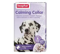 Beaphar - Collier apaisant à Base de Plantes - pour Chiens - pour Feux d'artifice, orages, Voyages en Voiture et Stress à Long Terme - Contient de la valériane aux Herbes Naturelles - Jusqu'à 6