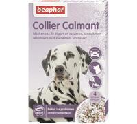 Beaphar - NO Stress - Collier calmant à la Valériane pour Chien - Réduit Le Stress et Les problèmes comportementaux sans dépendance ni Somnolence - 1 Collier 65 cm - 4 semaines d'action