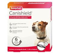 BEAPHAR - Collier Canishield pour Chiens de Petite et Moyenne Taille - Protection Durable Contre Les puces, Les tiques et Les moustiques sableux jusqu'à 6 Mois - 1 pièce