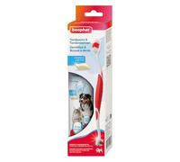 BEAPHAR - Combi-Pack : Brosse à Dents + Dentifrice haleine fraîche pour Chien et Chat - Combat la Plaque Dentaire, Le tartre et la Mauvaise haleine - Délicieux goût de Foie - Tube de 100 g