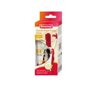 Beaphar Combi-Pack dentaire Chiot Dentifrice + 2 brosses à dents