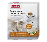 BEAPHAR - Comprimés levure de bière pour chien et chat - Complément alimentaire - Renforce la beauté du pelage - Soin pour la peau - Riche en vitamines et en minéraux - Très appétent - 100 comprimés
