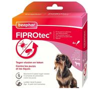 Beaphar contrôle des tiques et des puces Fiprotec 4x 67 mg