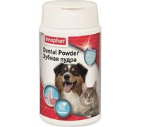 Beaphar Dental Powder, additif pour soins buccaux pour animaux domestiques, chat / chien, poudre, pot en plastique, 75 g