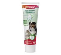 BEAPHAR - Dentifrice Menthe & Persil pour Chien et Chat - Contrôle de la Plaque Dentaire et du tartre - sans rinçage - Haleine Extra fraîche - Nettoyage Complet - sans colorants - Tube de 100 g