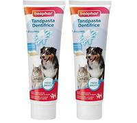 BEAPHAR - Dentifrice pour Chien et Chat - Contrôle de la Plaque Dentaire et du tartre - sans rinçage - Haleine fraîche - Nettoyage Complet - Goût Foie - Aux enzymes - sans colorants - Tube de 100 g