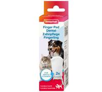Beaphar FINGERPAD DENTAL - brossettes dentaires pour chien/chat, lot de 2