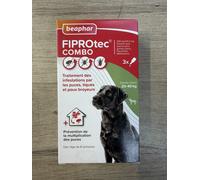 beaphar FIPROtec COMBO Grand Chien 20 à 40 kg - 3 pipettes 2.68 ml spot-on antip