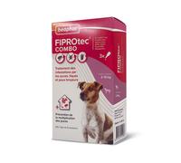 Beaphar - FIPROTEC COMBO Solution spot-on pour petits chiens (2-10 kg)- 3 pipettes de 0,67 ml