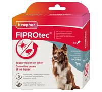 BEAPHAR FIPROTEC Pipettes Antiparasitaires Spot-On 10-20 kg Lot de 3+1