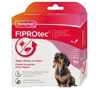 Beaphar FiproTec Spot-On pour petits chiens 2-10 kg - 4 x 0,67 ml, 3+1 pipettes