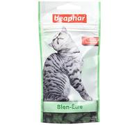 BEAPHAR - Friandises Bien-Être à l'herbe à Chat pour Chat - Complément Alimentaire enrichi en vitamines et minéraux - Favorise Le Bien-être intestinal - Sachet refermable de 35 g