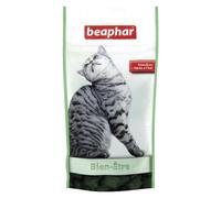 BEAPHAR - Friandises Bien-Être à l'herbe à Chat pour Chat - Complément Alimentaire enrichi en vitamines et minéraux - Favorise Le Bien-être intestinal - Sachet refermable de 35 g