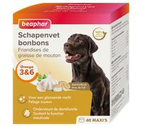 Beaphar Friandises De Graisse De Mouton Ail pour Chien 245g